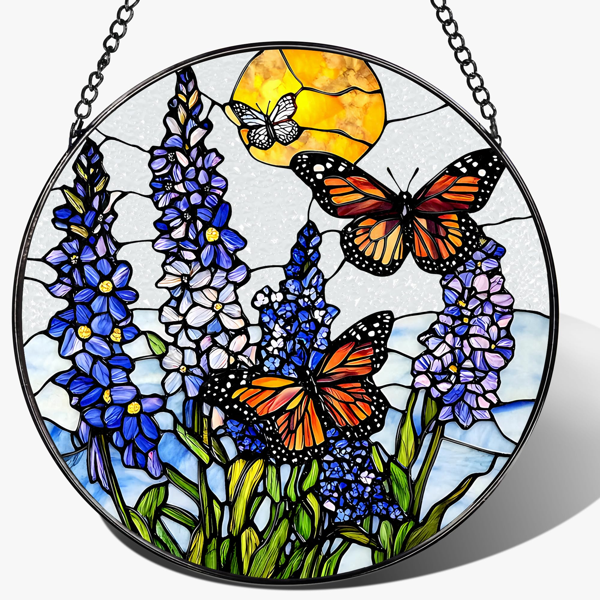 akryl puzzle dekor. łapiąca światło 83 szt. DIY witraż Sun chwytacz Puzzles zestaw do dla dorosłych unisex dekor. wisząca na okno do ogród drzwi