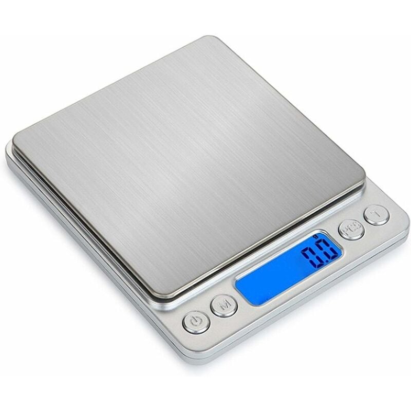 Waga precyzyjna 3000 g / 0,1 g, waga kuchenna / kieszonkowa / jubilerska, elektroniczna waga o wysokiej precyzji, podświetlany ekran LCD, funkcja taro