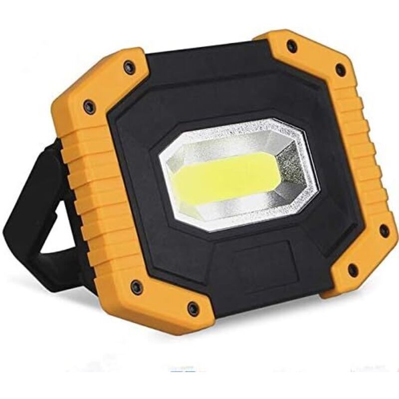 Reflektor LED 30 W, 2000 lumenów, z możliwością ładowania – Wodoodporny – Trzy tryby oświetlenia –