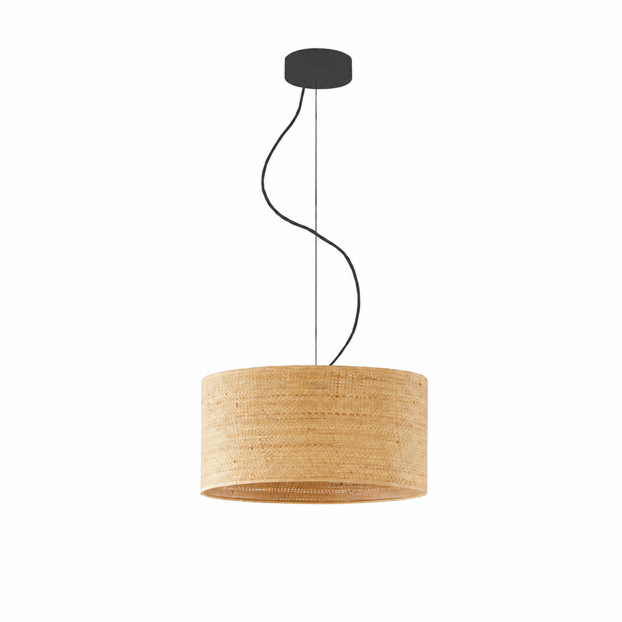Lampa sufitowa żyrandol lampa wisząca z abażurem walec 30 cm BLUES