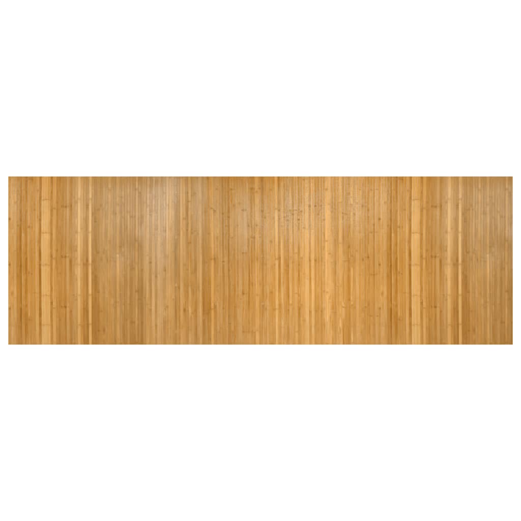 Dywan Bambusowy 100x300 cm Naturalny do Salonu Antypoślizgowy