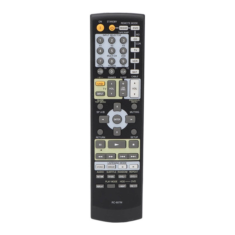 Pilot zdalnego sterowania RC 607M AV do odbiornika Onkyo Tx Sr503 Tx Sr8350 Tx Sr503b Tx Sr503e