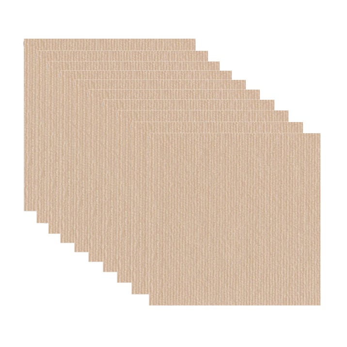 Samoprzylepne maty w kolorze khaki, 10 sztuk, kwadratowe, bezklejowe, 40cm x 40cm