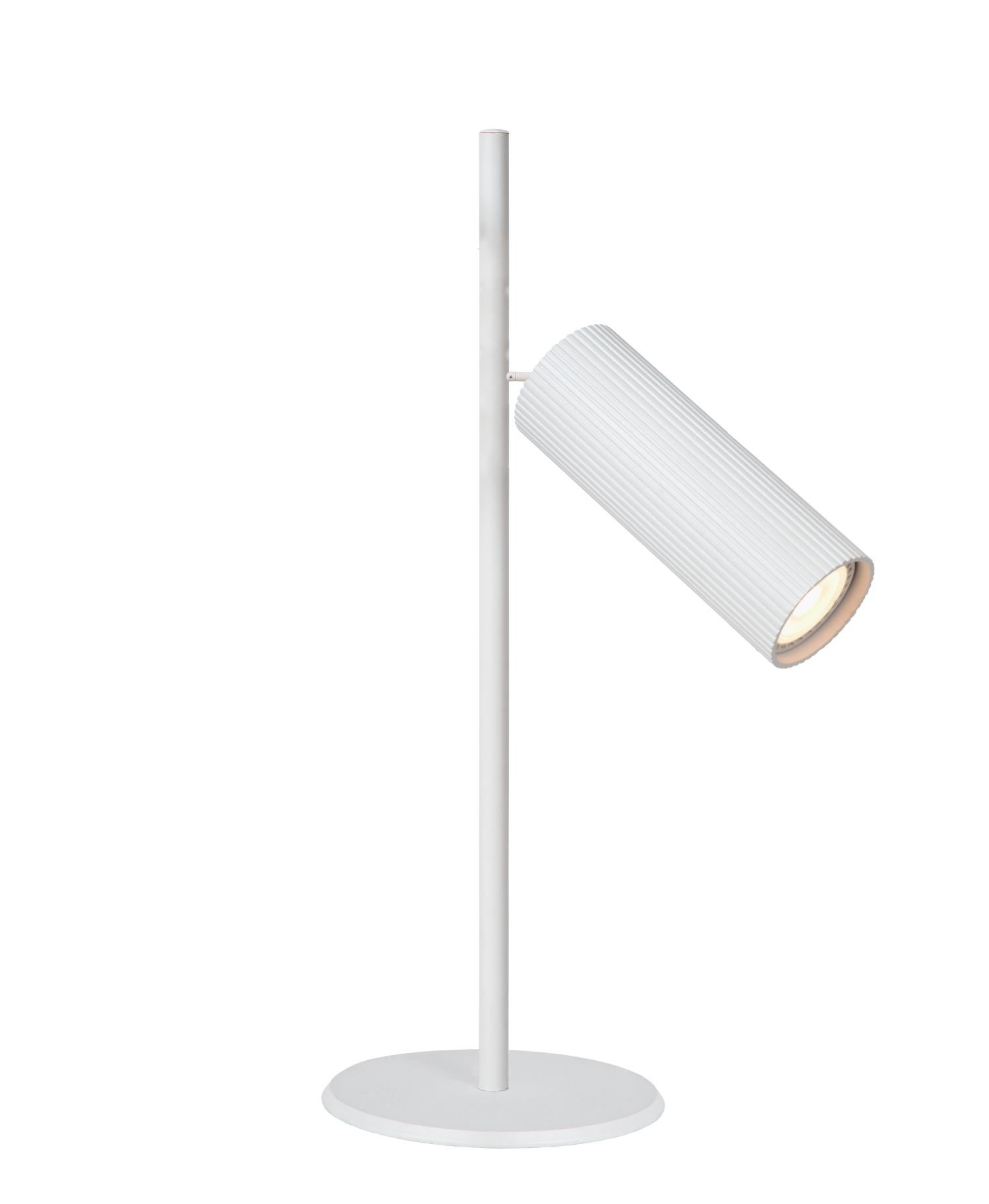 Lampa biurkowa Clubs biała 1xGU10x40W Lucide