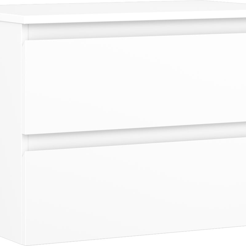 Mexen Orio szafka łazienkowa podumywalkowa 70 cm z blatem, 2 szuflady, biała mat - 91A10-07047-2-BFFC01