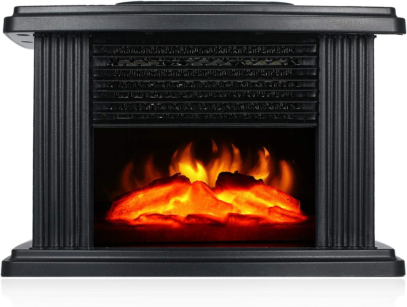 Ogrzewacz kominkowy, podgrzewacz płomieniowy 500 W, mały mini kominek z szybkim nagrzewaniem, europejski pionowy grzejnik