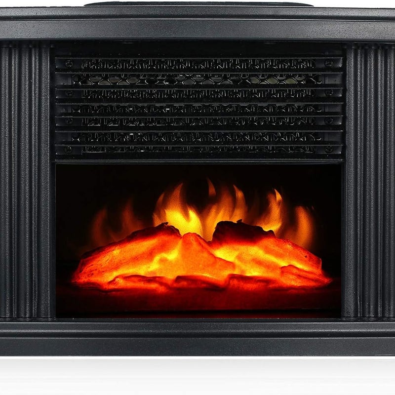 Ogrzewacz kominkowy, podgrzewacz płomieniowy 500 W, mały mini kominek z szybkim nagrzewaniem, europejski pionowy grzejnik