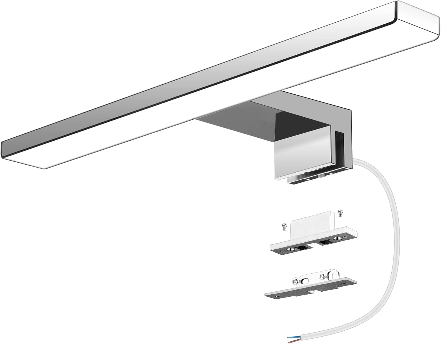 Oświetlenie łazienkowe LED do lustra, 6 W, 720 lumenów, 30 cm, zimna biel 6000 K, wodoodporna lampa ścienna do lustra, bez migotania, do mebli