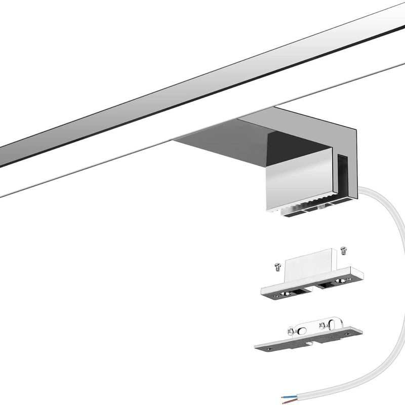 Oświetlenie łazienkowe LED do lustra, 6 W, 720 lumenów, 30 cm, zimna biel 6000 K, wodoodporna lampa ścienna do lustra, bez migotania, do mebli