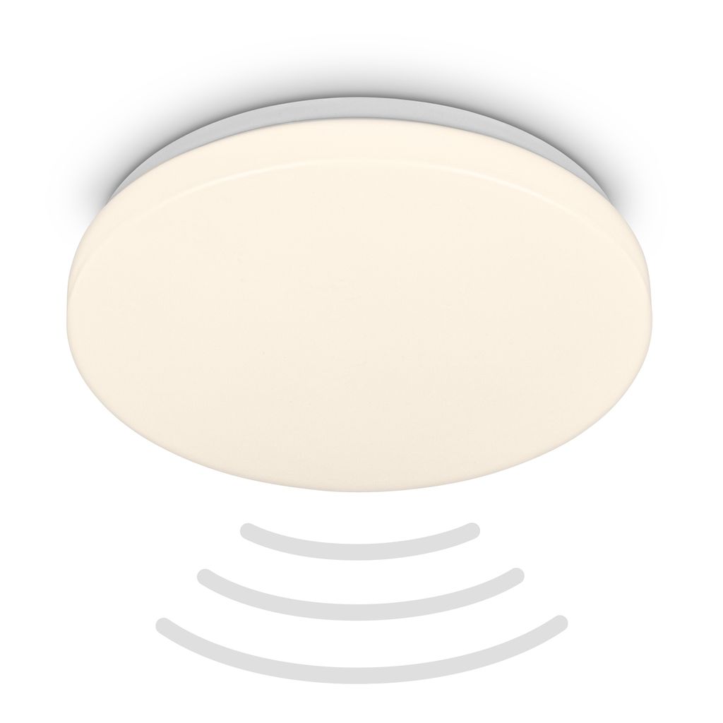 BRILO - Lampa ścienna/sufitowa - 3827016 - Czujnik ruchu - 13 W - 1300 lm - 3000 K - 270 x 65 mm (śr. x wys.)