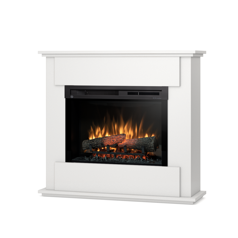 Kominek elektryczny wolnostojący 26" XHD grzewczy 1400W LED biały Warmtec Fonte