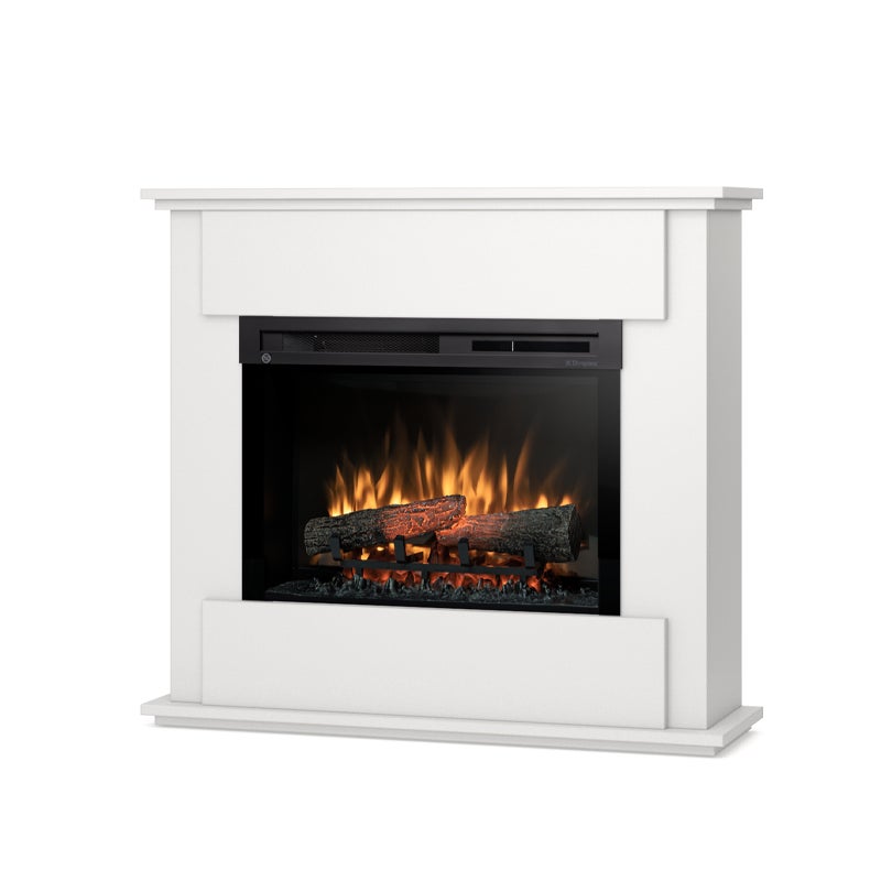 Kominek elektryczny wolnostojący 26" XHD grzewczy 1400W LED biały Warmtec Fonte