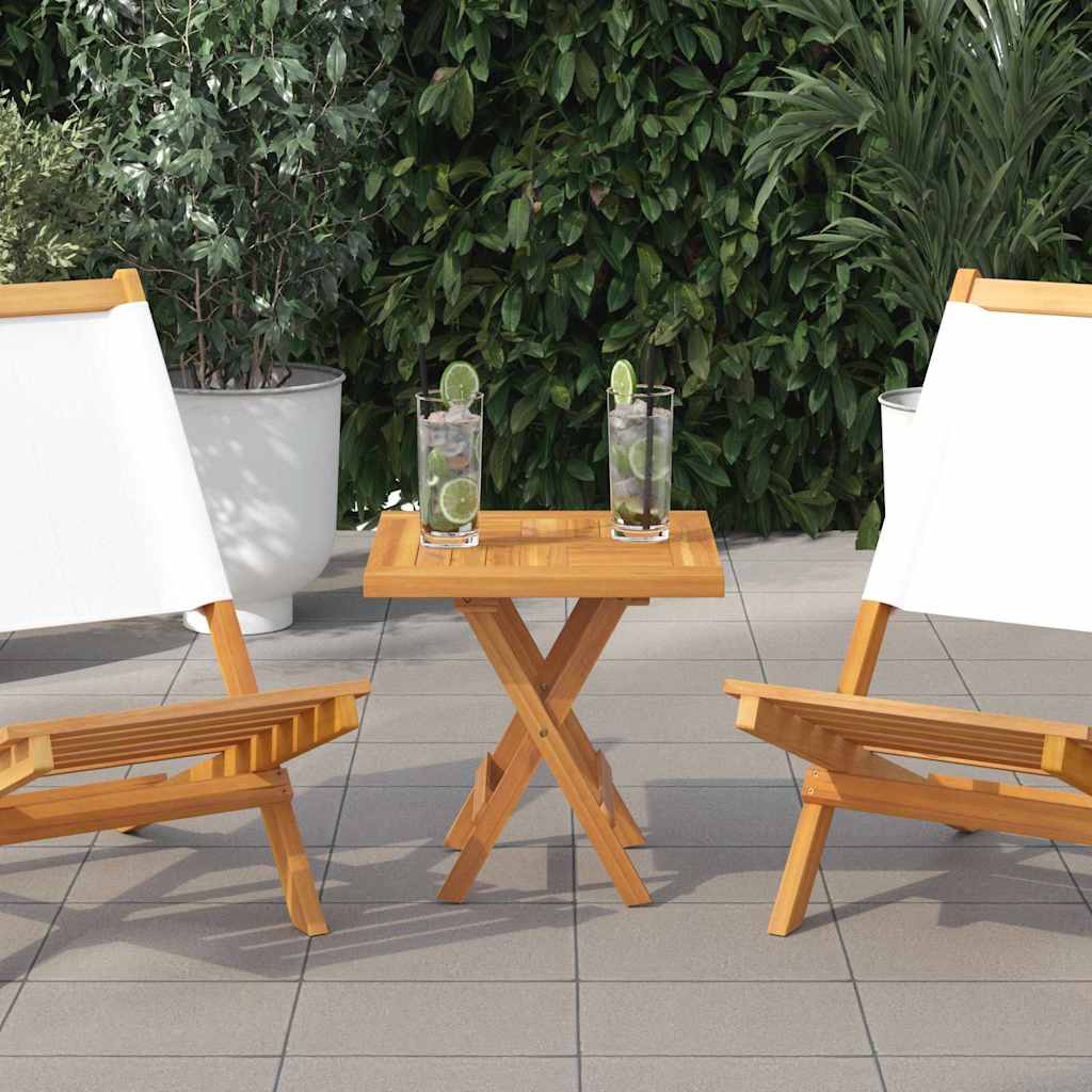 vidaXL Kwadratowy blat do stolika, 50x50x2,5 cm, lite drewno tekowe