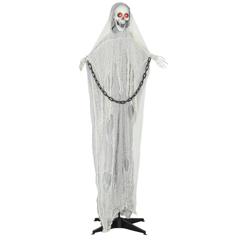 Dekoracja na Halloween Animowany Ponury Żniwiarz 183 cm Na Zewnątrz