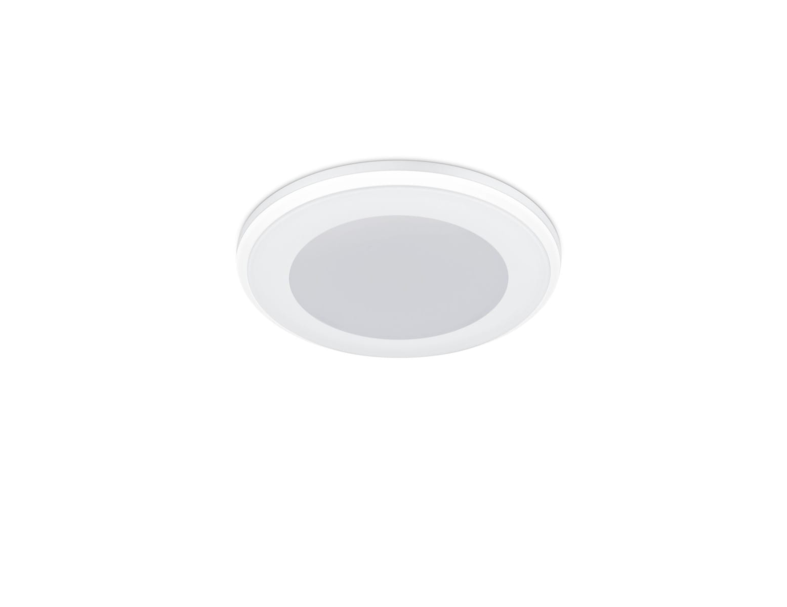 Oprawa stropowa sufitowa wpuszczana Aura biała LED 5W 3000K 450 lm wym: 8,2 x 8,2 cm okrągła Trio