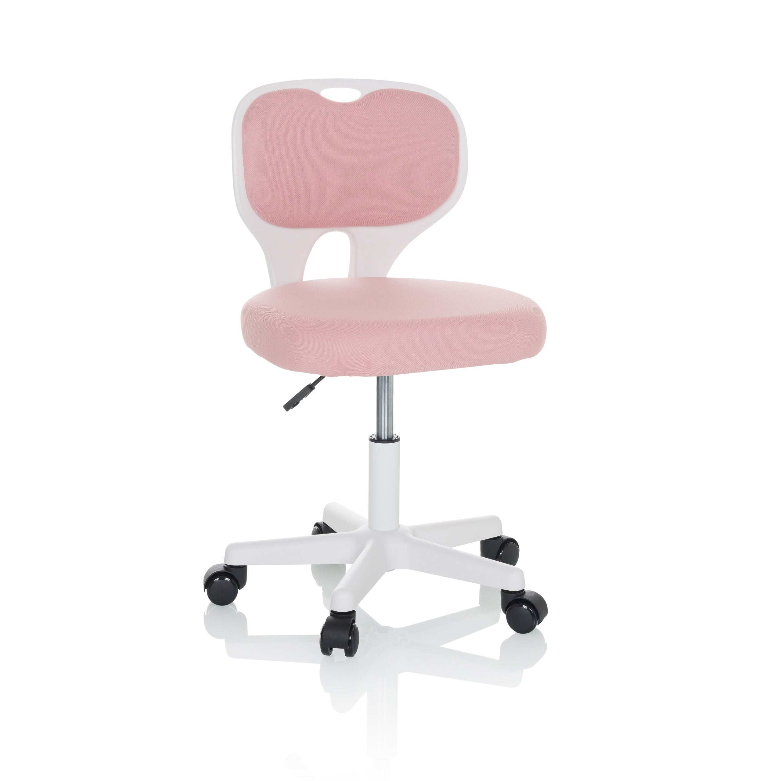 Krzesło obrotowe dla dzieci KIDDY TOP W Różowy hjh OFFICE