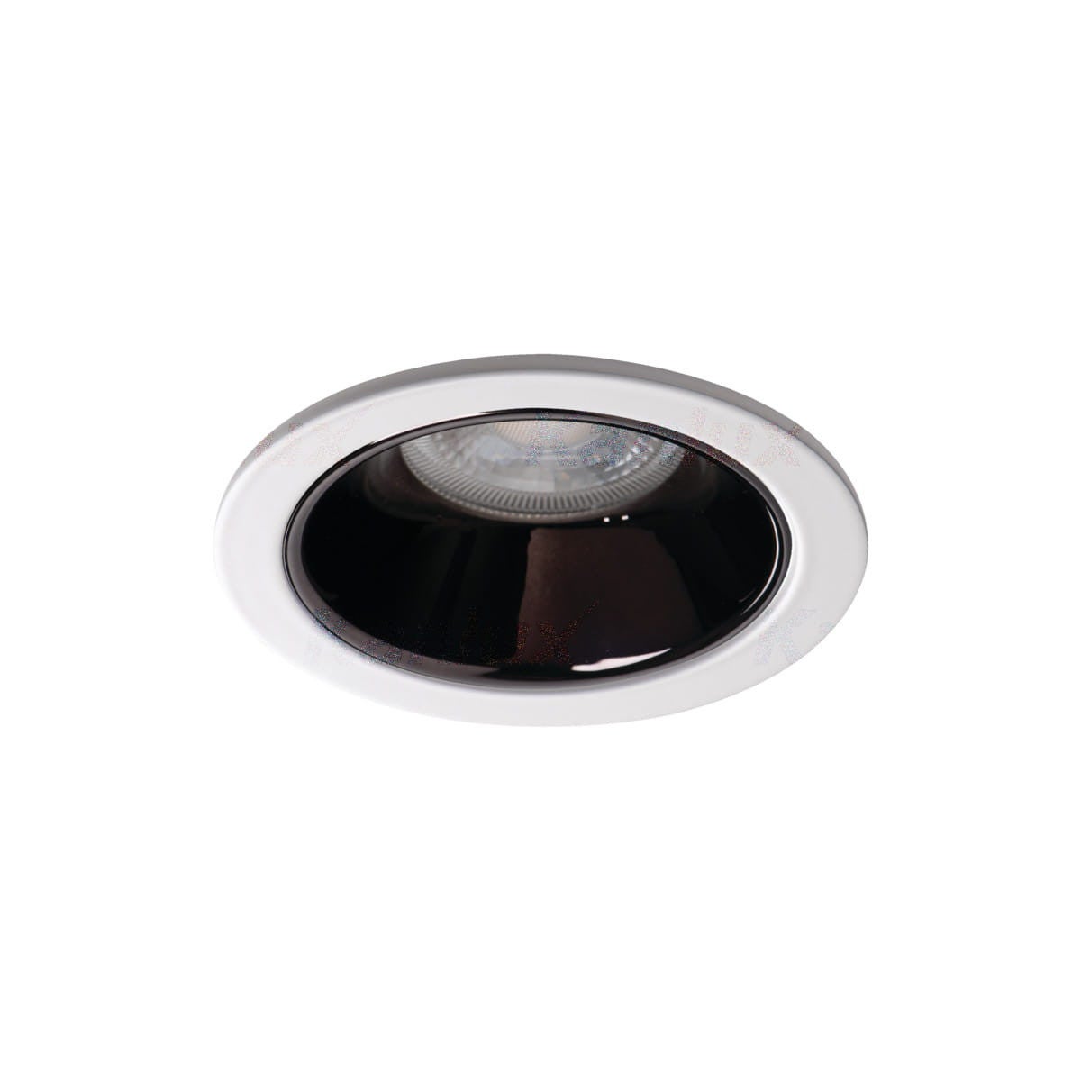 Oprawa sufitowa wpuszczana Glozo biało-czarna 1xGX5.3 / GU10x10W okrągła IP20 wym: 8,9 x 8,9 cm aluminium Kanlux