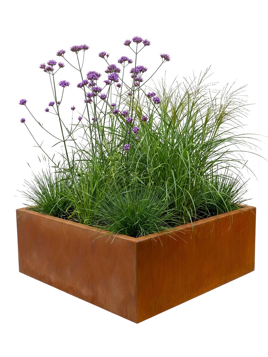 donice ogrodowe corten 40x40x40cm