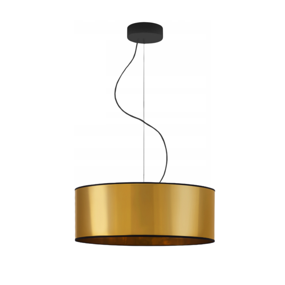 Lampa sufitowa żyrandol lampa wisząca z abażurem walec 40 cm BLUES