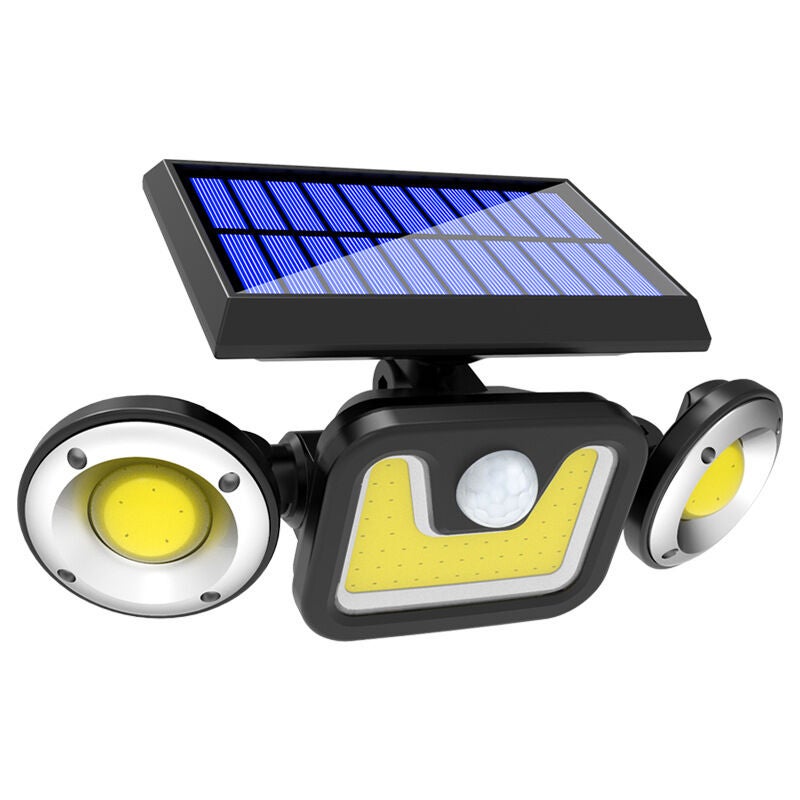 Ultra mocna zewnętrzna lampa słoneczna 83LED z czujnikiem ruchu, wodoodporny spot słoneczny IP65 oświetlenie zewnętrzne.