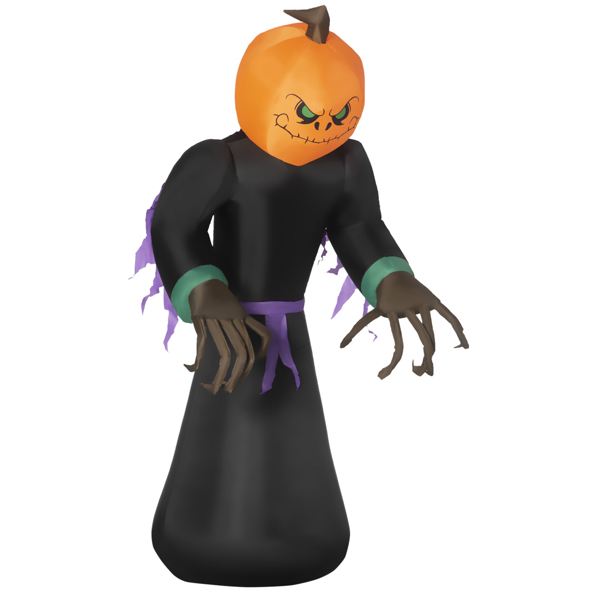 Dmuchany duch dyniowy 210 cm, oświetlenie LED na Halloween
