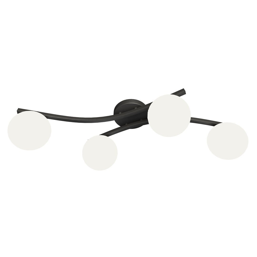 Lampa Sufitowa Opus 2, Metal, Czarny, Seven Design