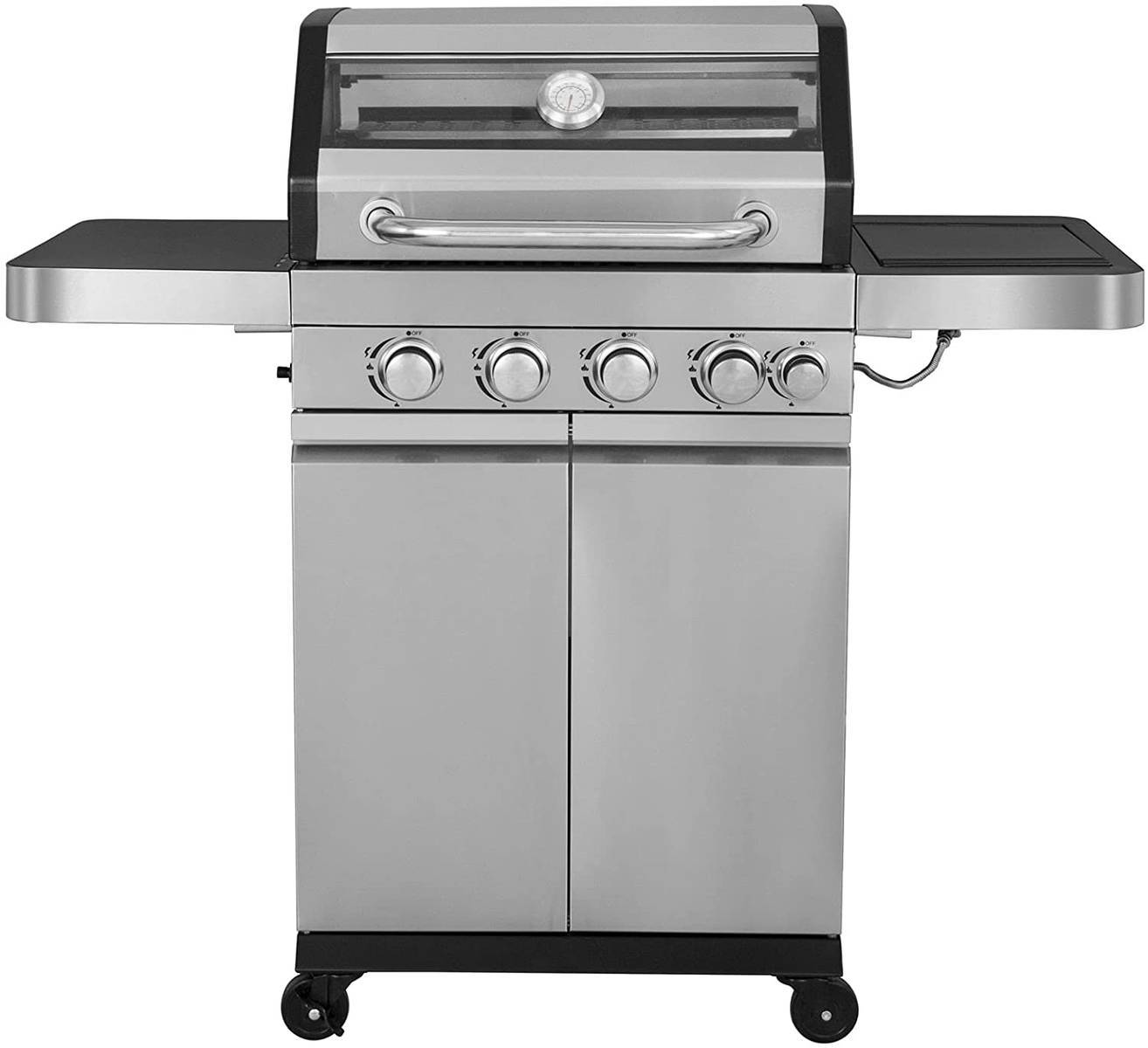 GRILL GAZOWY EL FUEGO SUNSET BEACH ŻELIWNY RUSZT + PŁYTA REDUKTOR Z WĘŻEM !