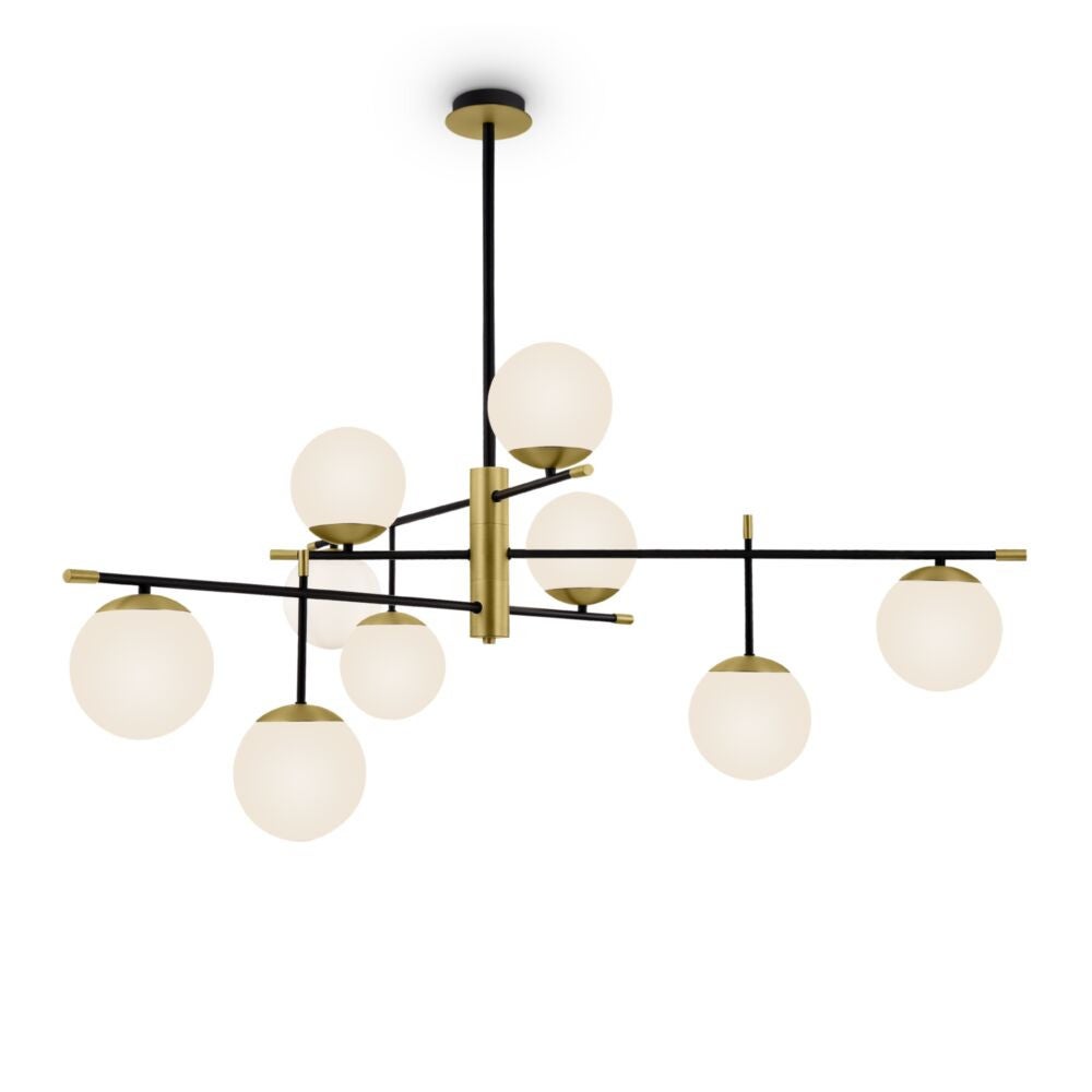 Lampa wisząca białe kule Nostalgia Maytoni MOD048PL-09G