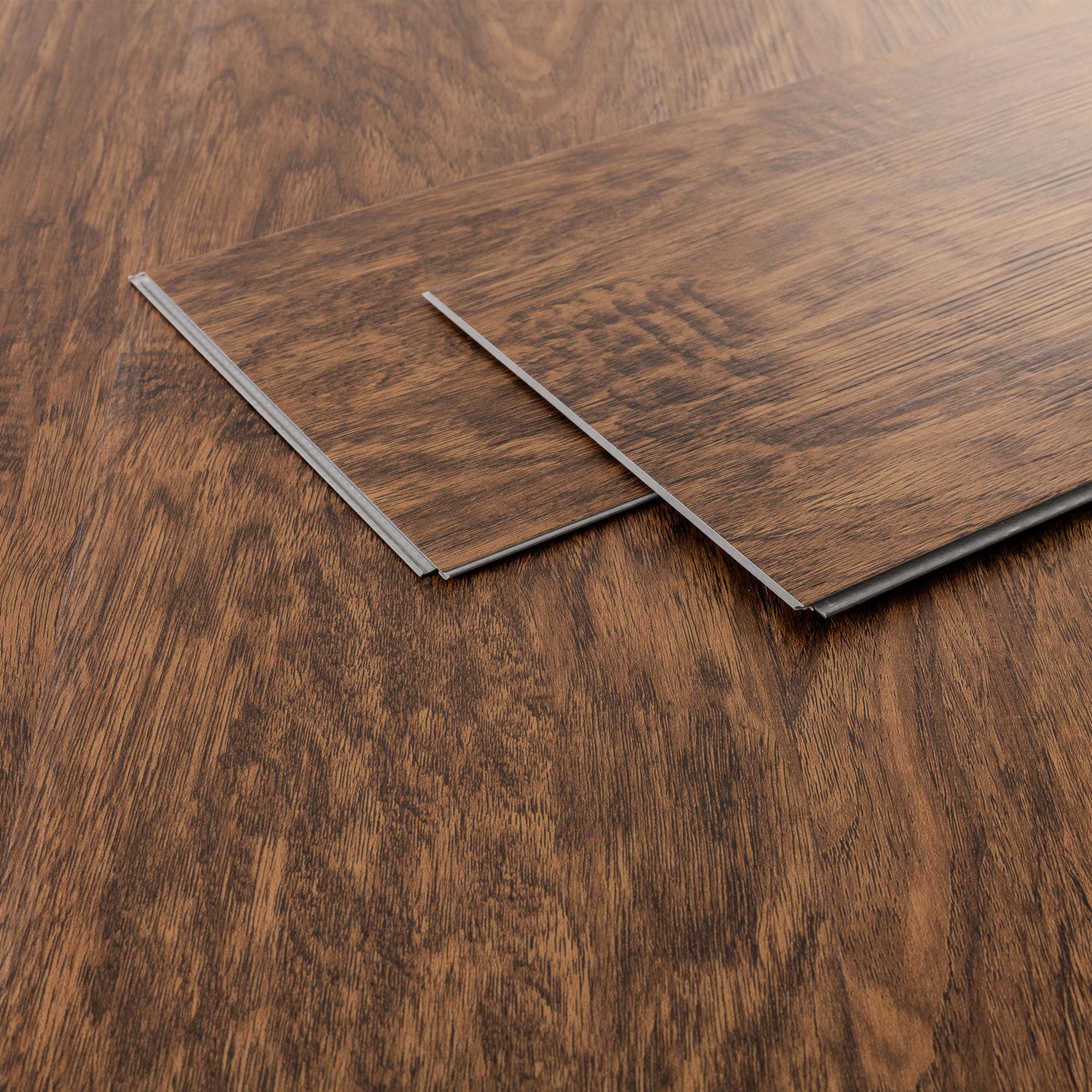 ML-Design panele winylowe na klik 122x18xcm 4,2 mm 3,08m²/14 desek classic acacia brazowy szare wygląd drewna wodoodporne klasa 34 podłoga PVC Deluxe