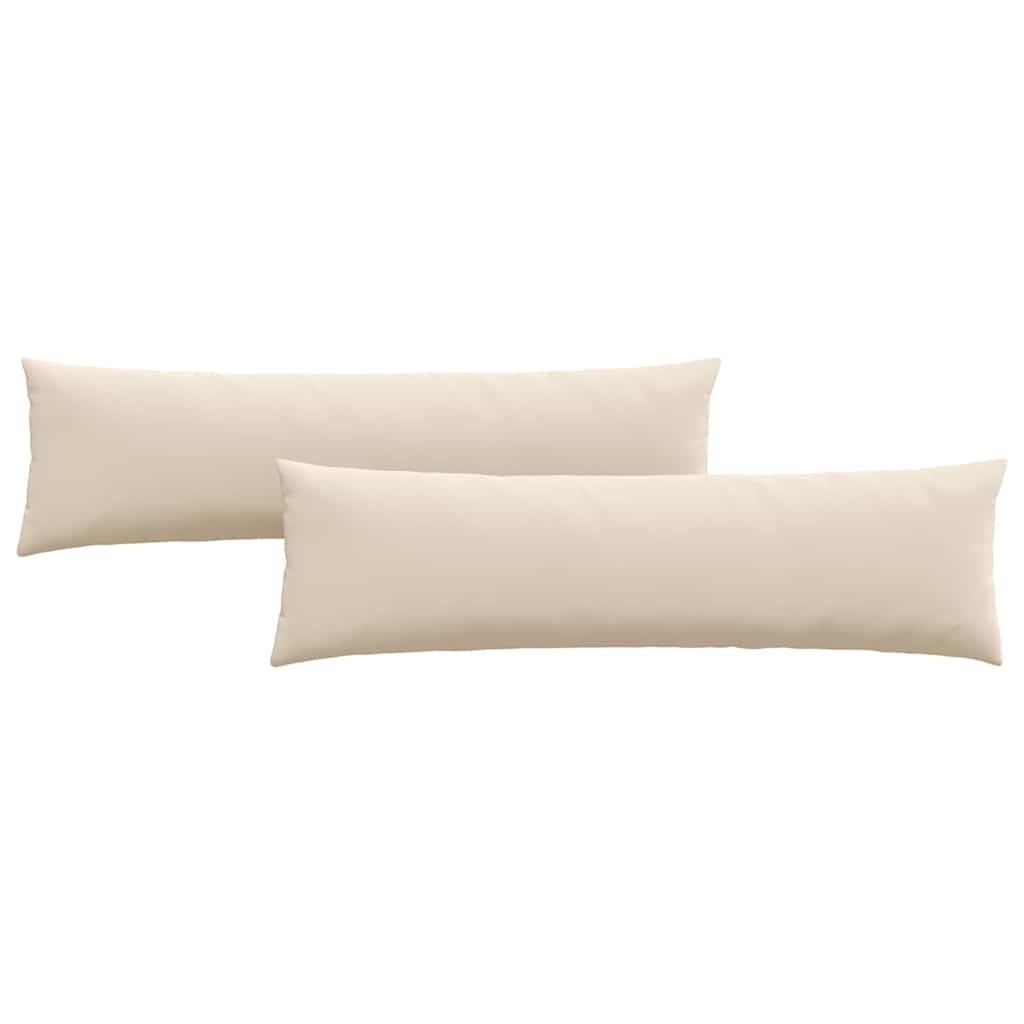 Poduszki na sofę 2 pcs Beżowy 145 x 40 cm tkanina