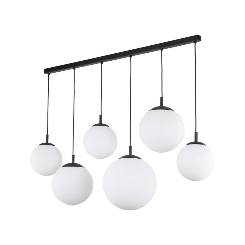 ESME WHITE LAMPA WISZĄCA 6 PŁ LISTWA
