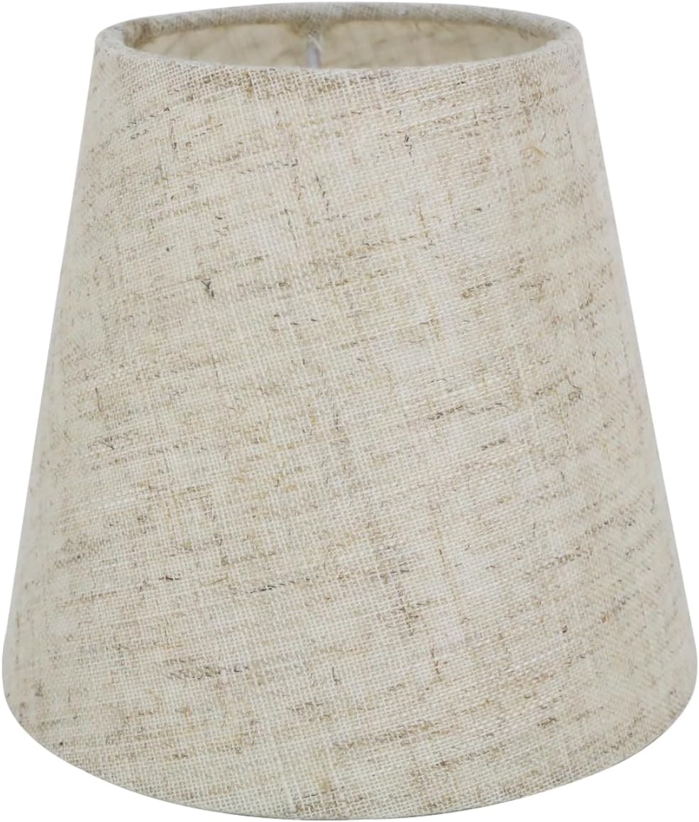 Abażur 5,5" E14 Petit do żyrandola, kinkietu, lampy stołowej, lniany