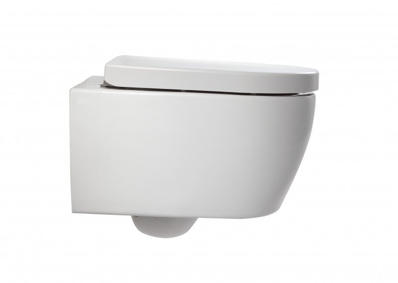 Bernstein Miska WC wisząca bezrantowa krótka - Deska Soft Close - Toaleta wisząca Nano Compact NT2038