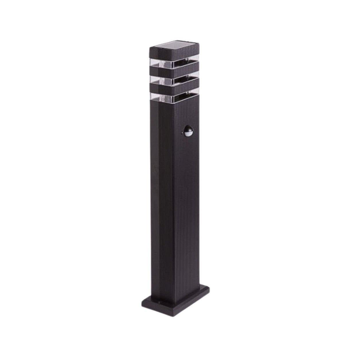 Lampa ogrodowa stojąca Słupki czarna 1xGU10x35W IP44 wym: 60 x 11 x 6,5 cm aluminium Ecolight