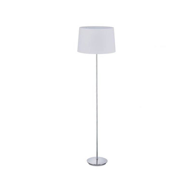 Lampa podłogowa z kloszem z tkaniny