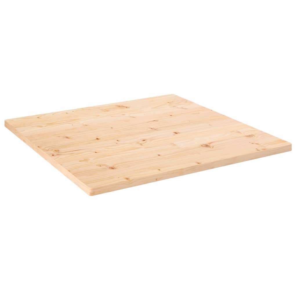 vidaXL Blat stołu 80x80x2,5 cm Drewno lite sosnowe kwadratowe