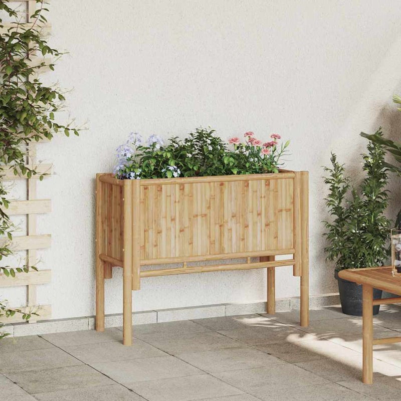 Podniesiony grządka Brązowy 90 x 35 x 70 cm Bambus vidaXL