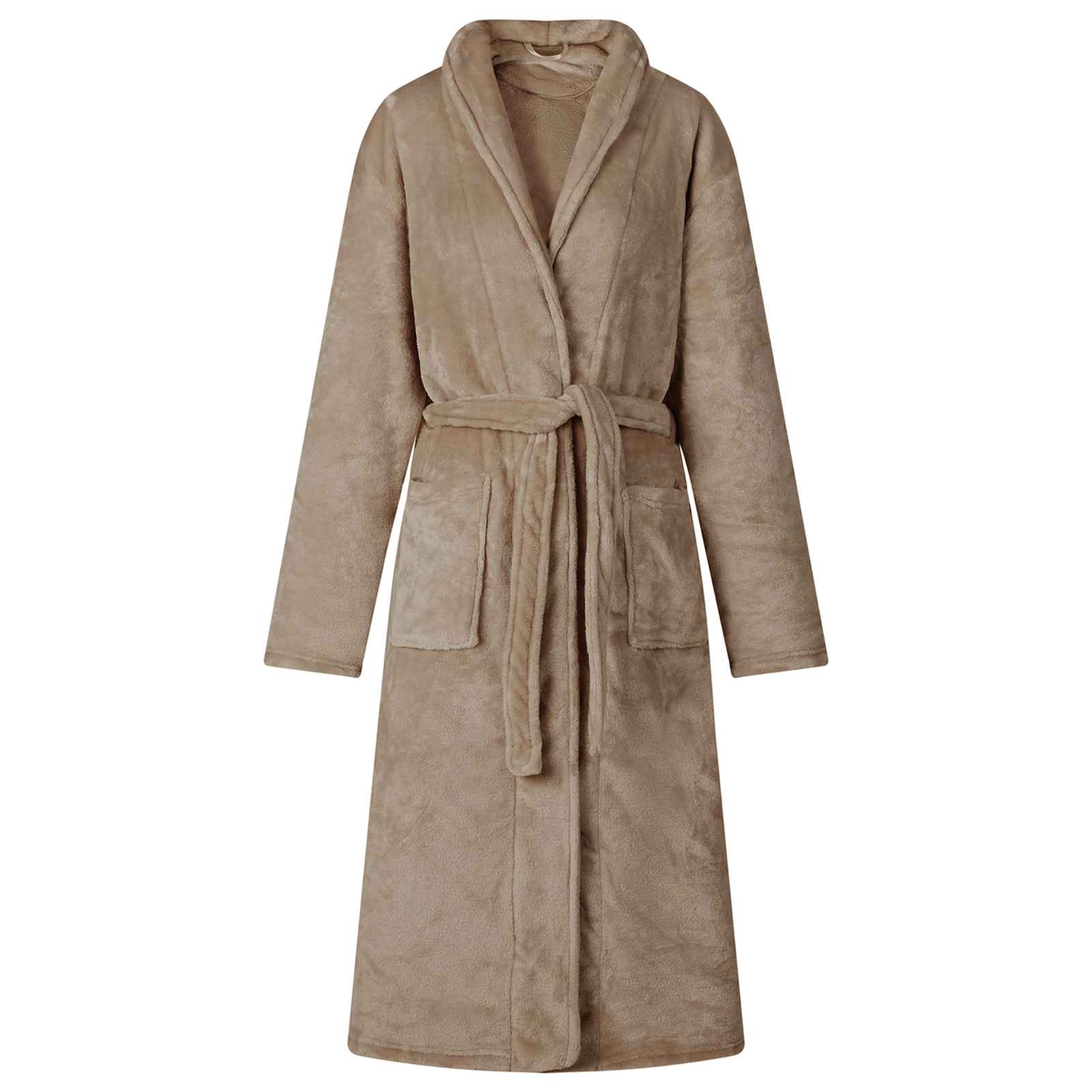 Szlafrok bez kaptura Camel xxl Flanela vidaXL