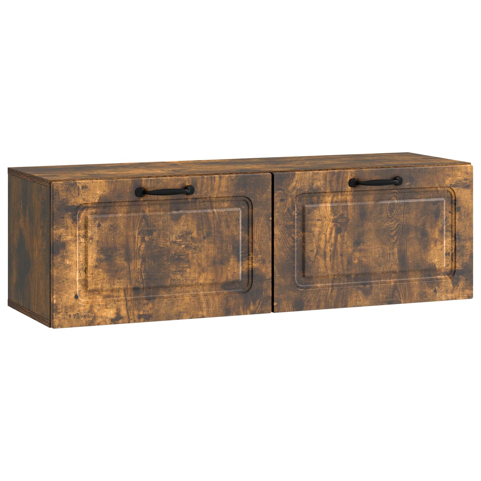 Szafka RTV montowana na ścianie Dąb wędzony 98 x 31 x 30 cm