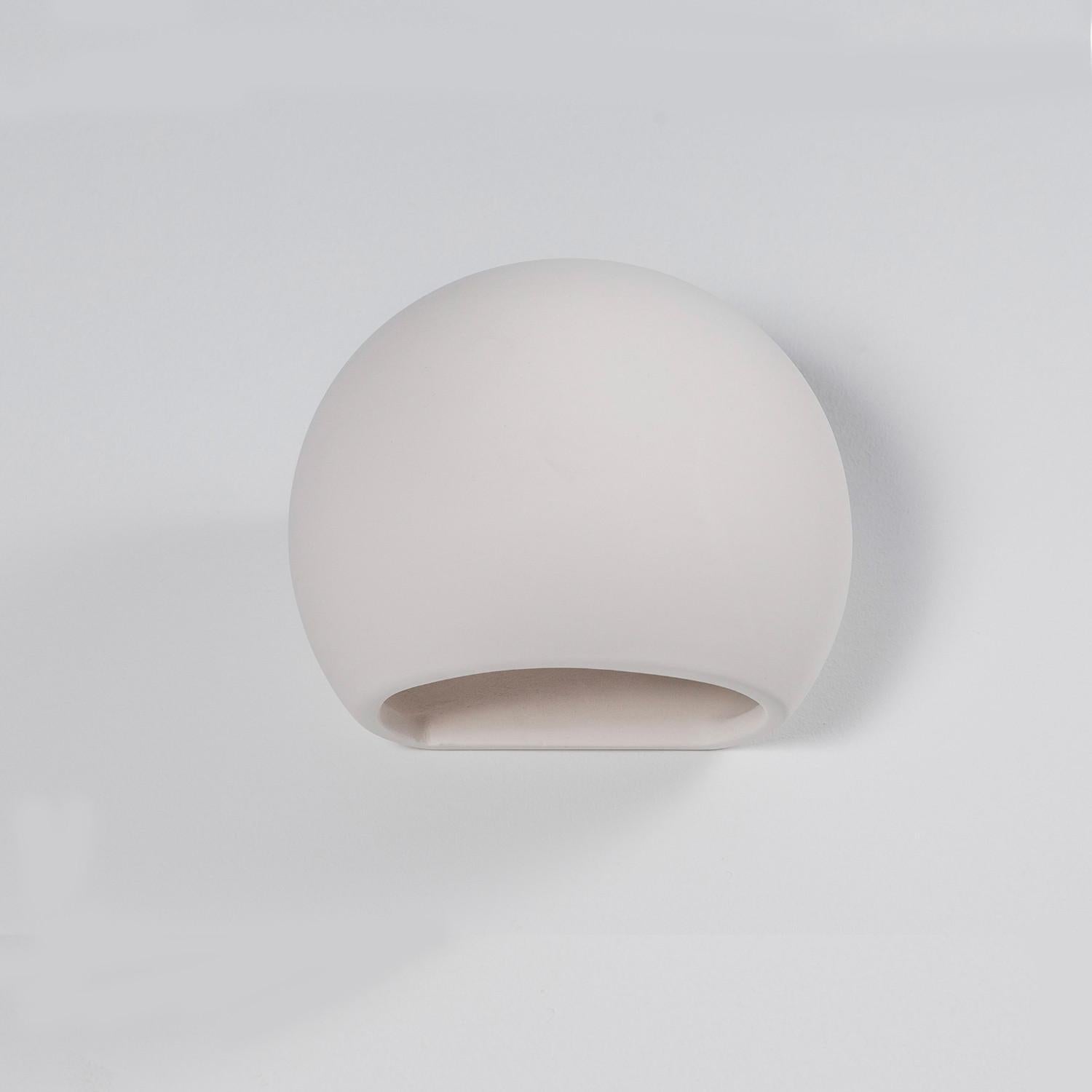 Applique Céramique Blanc E27 1 Globe