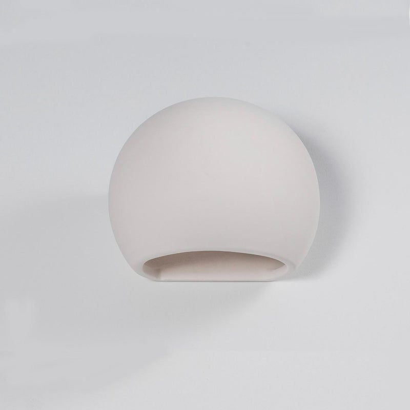 Applique Céramique Blanc E27 1 Globe
