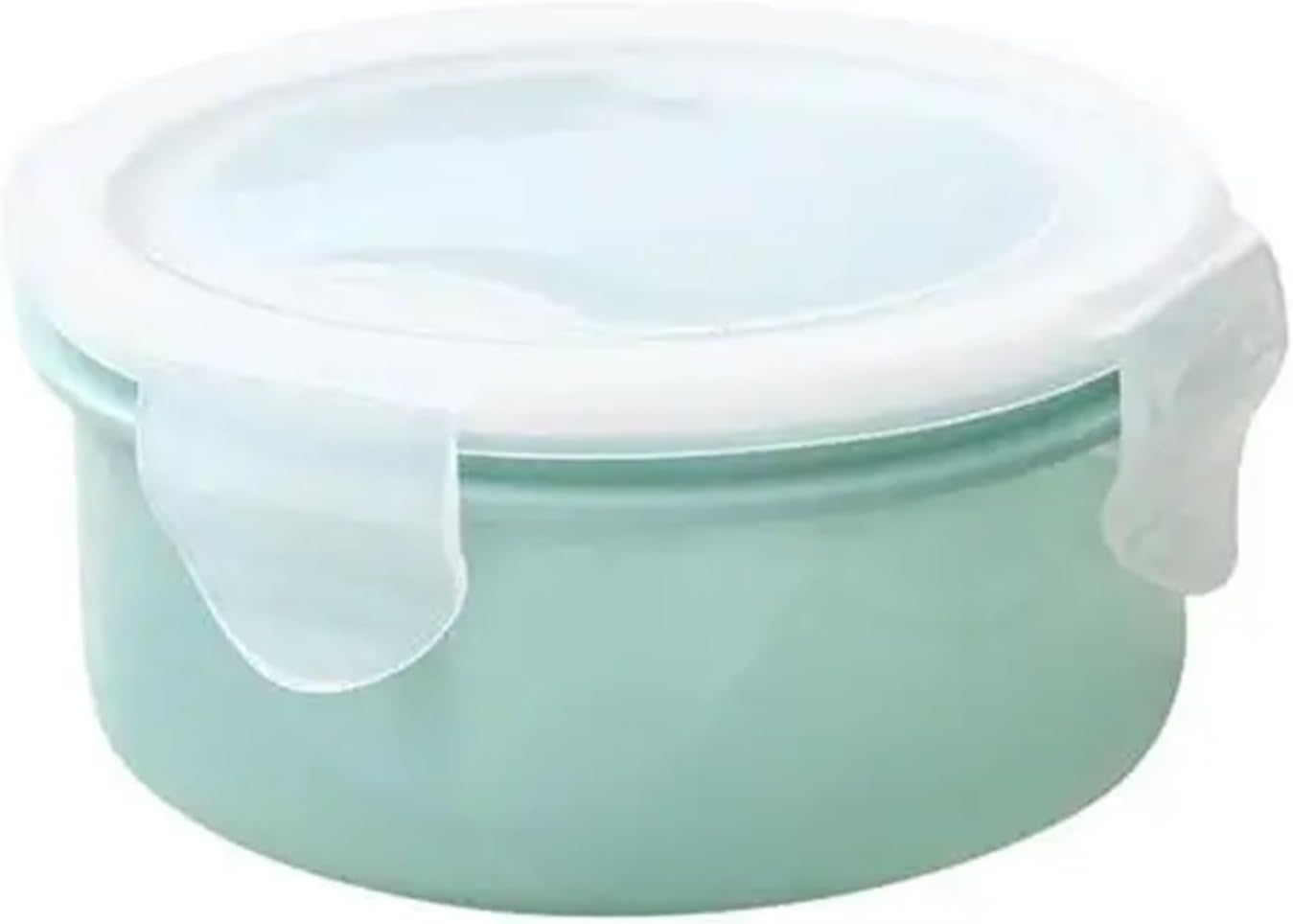 Mini pojemnik do przechowywania w lodówce Niebieski przenośny przezroczysty szczelny pojemnik lunch okrągły kwadratowy pojemnik przechowywania kuchni