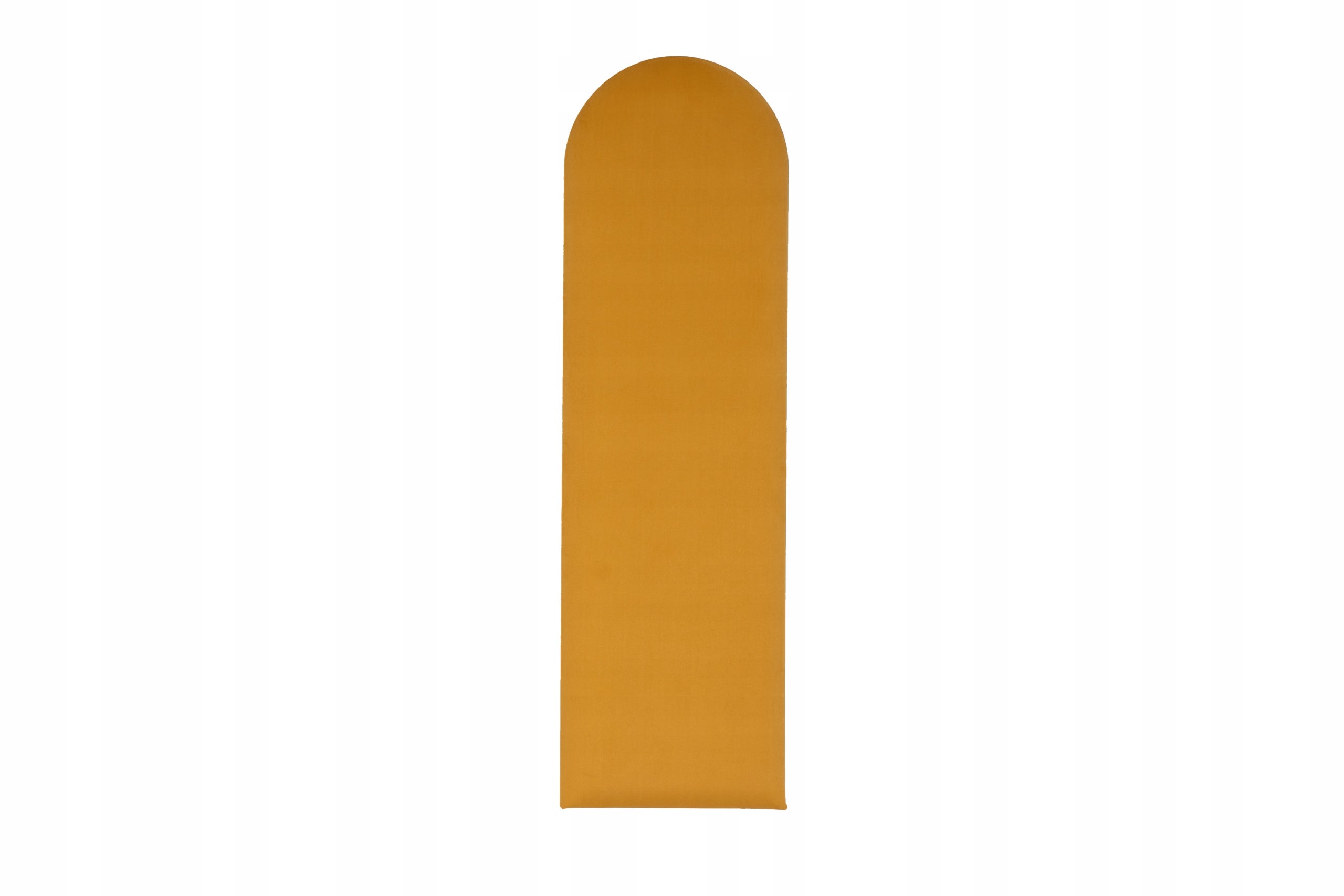 Panel Tapicerowany Płotek Komvortowy 100x20 cm Żółte Smart Velvet Ścienny