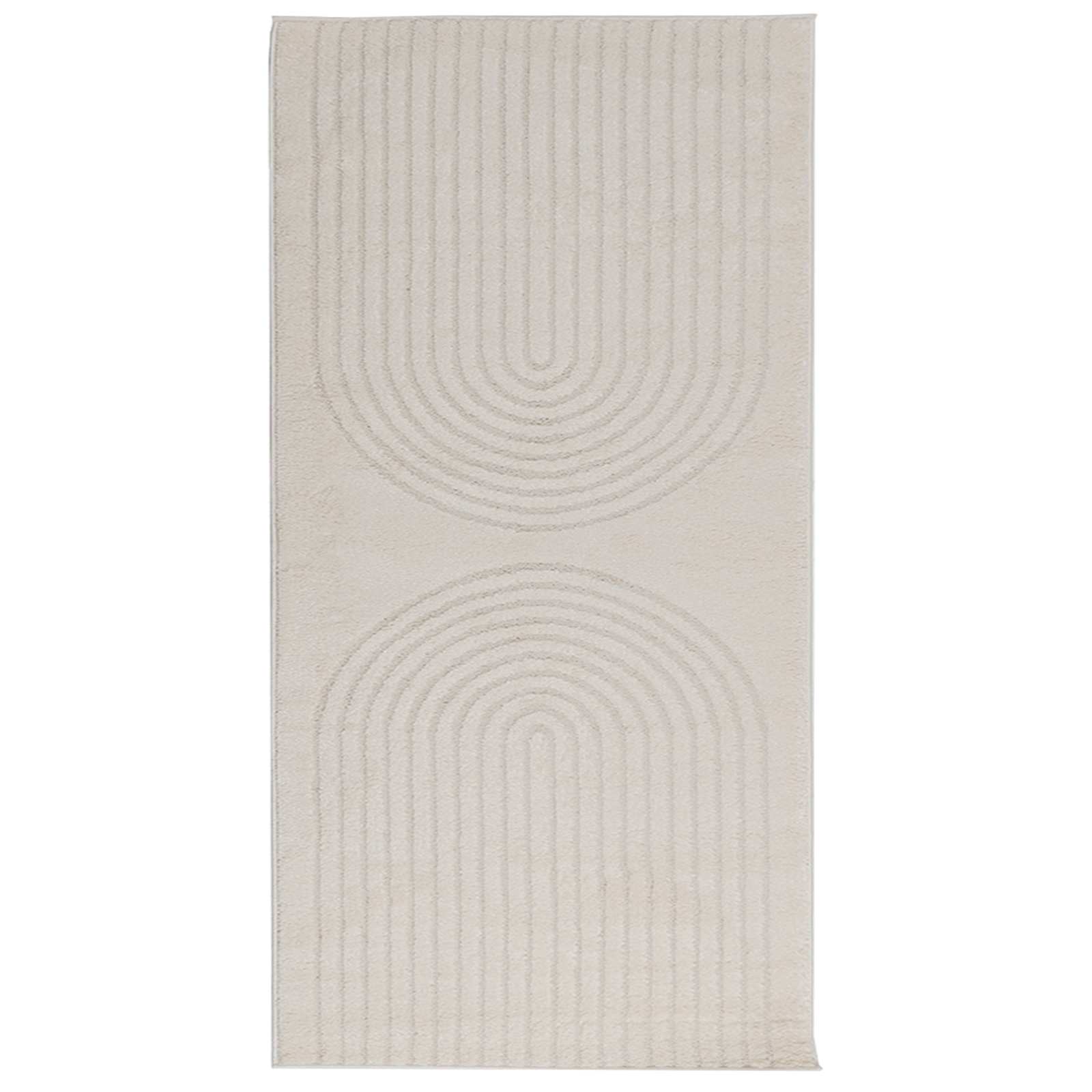 Dywany pokojowe Prostokątny GALATI Kremowy 150 x 80 cm