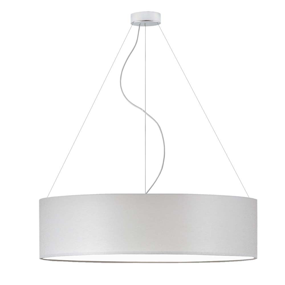 Lampa sufitowa żyrandol lampa wisząca z abażurem walec 80 cm BLUES