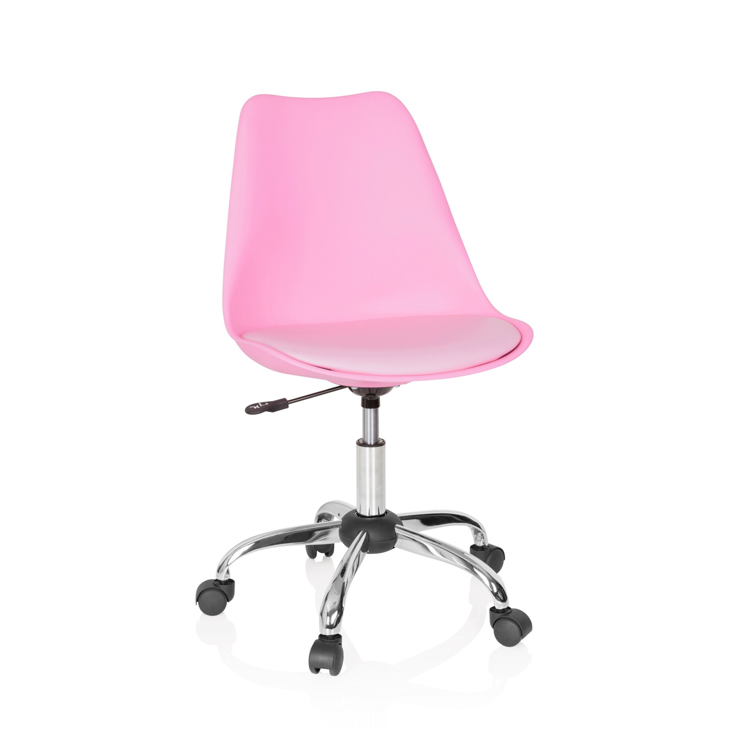 Krzesło do biura domowego FANCY PRO Pink hjh OFFICE