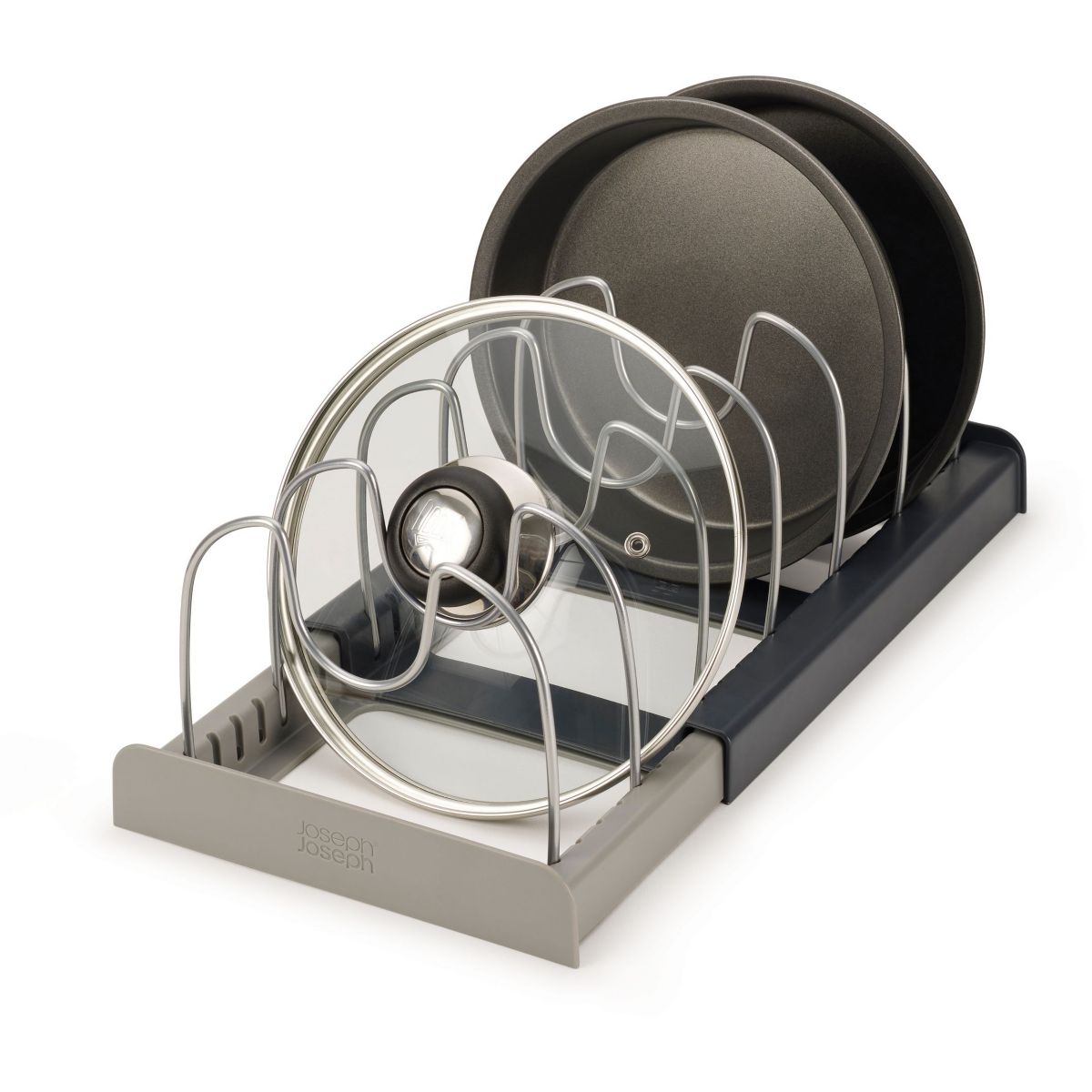 Organizer na sztućce kuchenne JosephJoseph DrawerStore rozsuwany 30,5-56 cm z 7 metalowymi przegrodami
