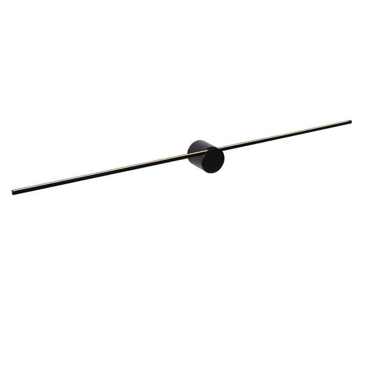 Kinkiet LED MIZAR czarny 10W Ciepła biel 750lm aluminium wym:6x90x7cm IP44 Lucide