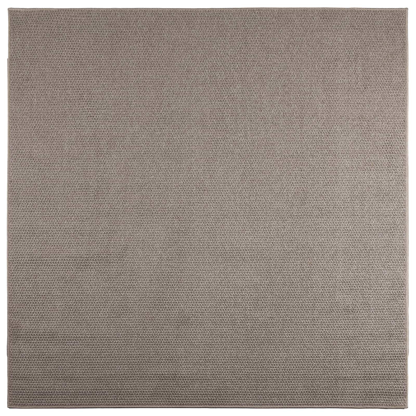Dywany pokojowe Kwadrat LUGO Ciemnoszary 200 x 200 cm Poliester