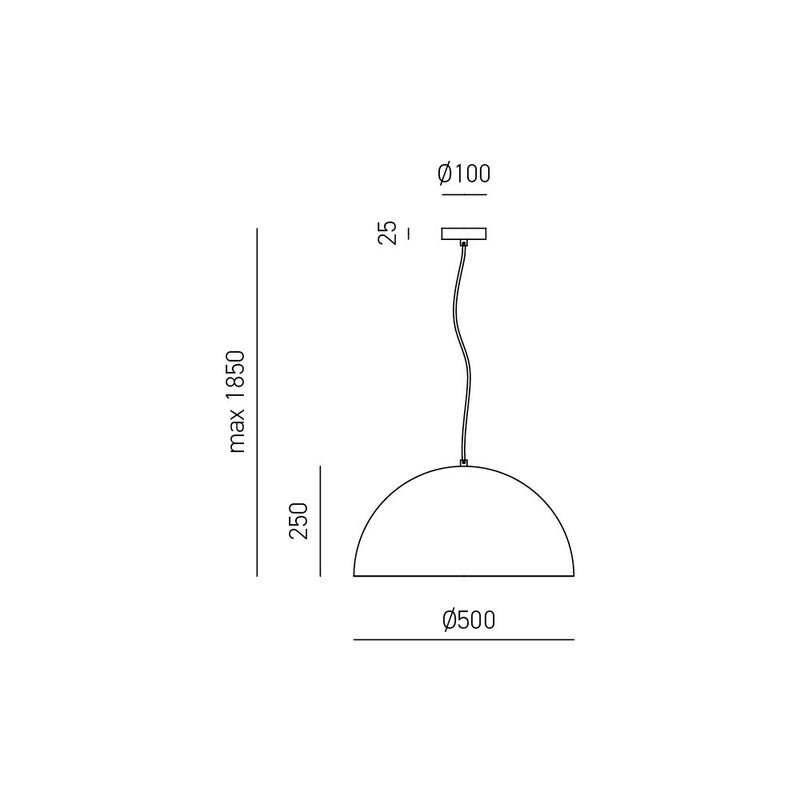 Lampa wisząca Bonella S/P – nowoczesny design z aluminium z matowym, białym wykończeniem, gniazdo E27, montaż wewnątrz – Gealuce